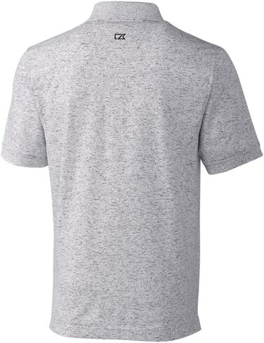 Cutter & Buck Men's Drytec Cotton+ Jersey 35+ UPF Advantage Space Dye Polo Shirt in Kuwait