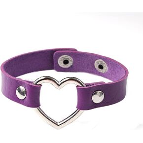Eigso Punk Bracelets for Women and Men Studded Spikes Vintage Leather Gothic Wristband Adjustable