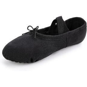 RoseMoli Canvas Ballet Slippers Ballet Shoes for Girls and Boys (Toddler/Little Kid/Big Kid),Split Sole Yoga Practice Dance Shoes in Kuwait