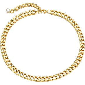 ياربياني الكوبي ربط سلسلة قلادة للنساء سلسلة القلائد للنساء الذهب القلائد العصرية قلادة ذهبية للنساء القلائد الارتباط الكوبي للنساء العصرية in Kuwait