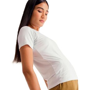 Insider - تي شيرت تقني للنساء - أكمام قصيرة تقليدية - قميص للتمرين، ملابس رياضية، سريع الجفاف، ملابس أساسية in Kuwait