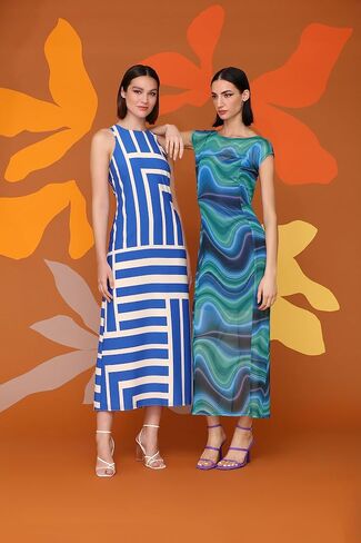 Donna Morgan Women's Sleeveless Halter Cut Maxi Dress Event Occasion Party Date Guest of in Saudi Arabia