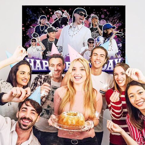 Rapper Peso Birthday Backgound in Kuwait