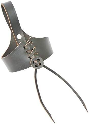 Drinking Horn Holder/Medieval Viking Belt Attachment/Leather Horn Holster in Saudi Arabia