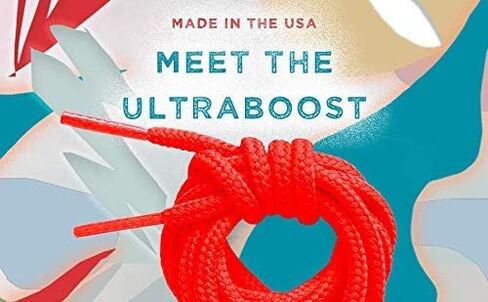 Mercury + Maia UltraBoost Round Shoe Laces for Sneakers and Boots - USA Made [2 Pair Pack] (Black, 40 inches) in Kuwait