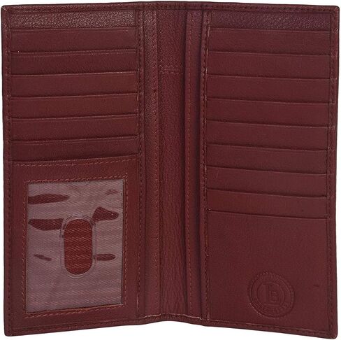 New Men's Leather Long Wallet Pockets Id Card Clutch Bifold Purse in Saudi Arabia