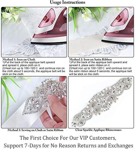 Pardecor حزام كريستال الزفاف حجر الراين زين بريق أحزمة فستان الزفاف مطرز وشاح الزفاف حزام الزفاف حزام الزفاف... in Kuwait