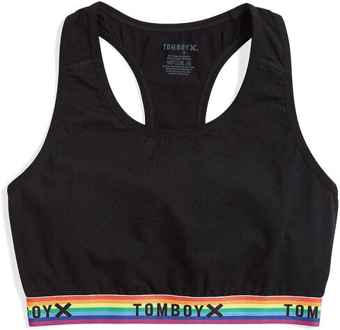 حمالة صدر TomboyX Racerback، حمالة صدر قطنية مريحة للنساء، لاسلكية بدون حشوة منخفضة التأثير، (3XS-6X) in Kuwait