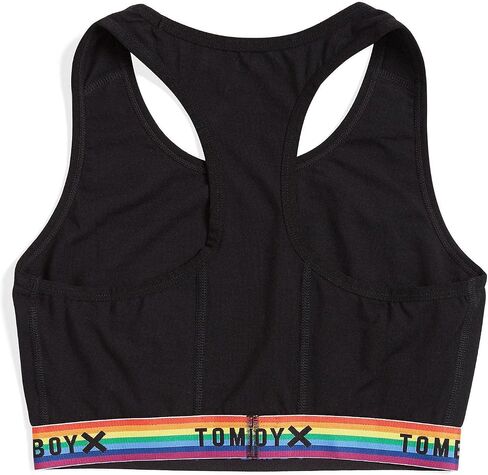 حمالة صدر TomboyX Racerback، حمالة صدر قطنية مريحة للنساء، لاسلكية بدون حشوة منخفضة التأثير، (3XS-6X) in Kuwait