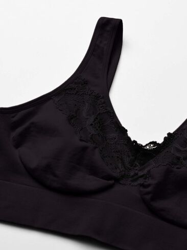 حمالة صدر رياضية لاسلكية مقاس Just My Size (مع خيارات الحزمة)، أفضل حمالة صدر بدون خياطة على شكل تي شيرت، حمالة صدر دانتيل مرنة مريحة خالية من الأسلاك in Kuwait