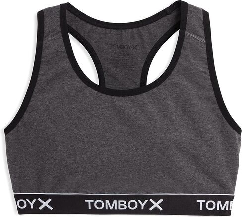 حمالة صدر TomboyX Racerback، حمالة صدر قطنية مريحة للنساء، لاسلكية بدون حشوة منخفضة التأثير، (3XS-6X) in Kuwait