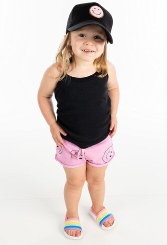 Funky Junque Kids Trucker Hat Unisex Child Adjustable Cap Summer Mesh Solid Blank Head High Crown Snapback Vintage Retro Foam in Saudi Arabia