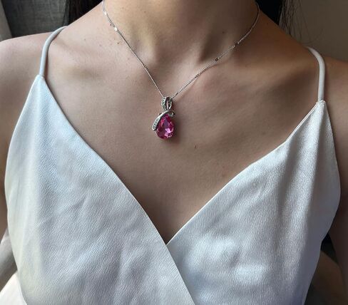 Txibikn 4 Pieces Fashion Teardrop Crystal Rhinstone Pendent Necklace Earring Bracelet Jewelry Set for Women Lady Wedding Birthday Party Prom Gifts in Saudi Arabia