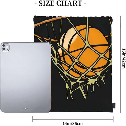 DnbdxhHU Basketball Drawstring Backpack Fashion Travel Bag Sports Gym Sack for Teen Mens Boys One Size 1044 in Saudi Arabia