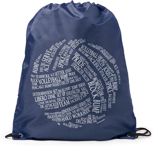 ChalkTalkSPORTS Volleyball Sport Pack Cinch Sack | Volleyball Words in Saudi Arabia