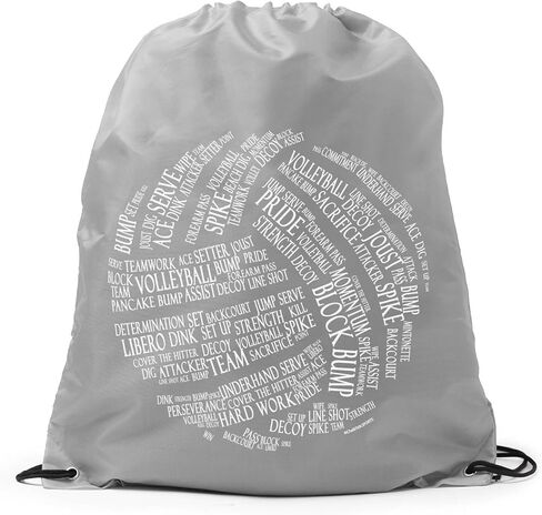 ChalkTalkSPORTS Volleyball Sport Pack Cinch Sack | Volleyball Words in Saudi Arabia