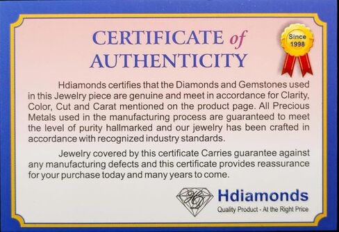 Hdiamonds 1/3 CTTW قلادة من الفضة الاسترليني الأبيض والبني الماسي in Saudi Arabia