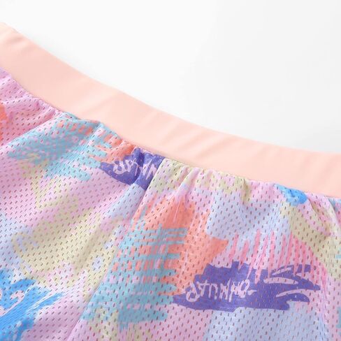 طقم ملابس سباحة للفتيات من JerisApparel مكون من قطعتين من Rash Guard بأكمام قصيرة in Kuwait