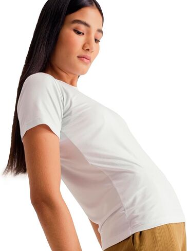 Insider - تي شيرت تقني للنساء - أكمام قصيرة تقليدية - قميص للتمرين، ملابس رياضية، سريع الجفاف، ملابس أساسية in Kuwait