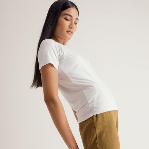 Insider - تي شيرت تقني للنساء - أكمام قصيرة تقليدية - قميص للتمرين، ملابس رياضية، سريع الجفاف، ملابس أساسية in Kuwait