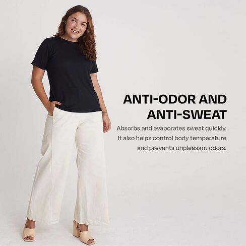 Insider - تي شيرت تقني للنساء - أكمام قصيرة تقليدية - قميص للتمرين، ملابس رياضية، سريع الجفاف، ملابس أساسية in Kuwait