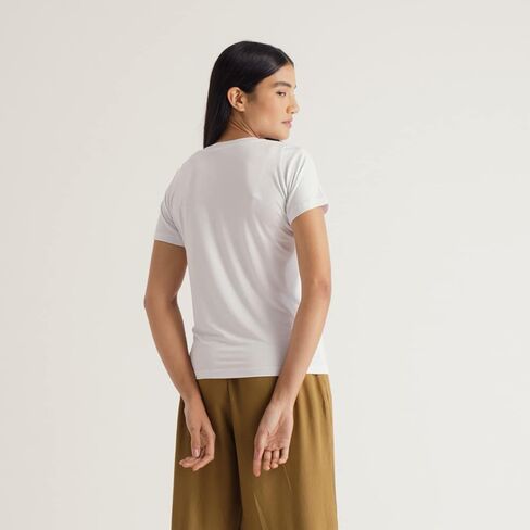 Insider - تي شيرت تقني للنساء - أكمام قصيرة تقليدية - قميص للتمرين، ملابس رياضية، سريع الجفاف، ملابس أساسية in Kuwait