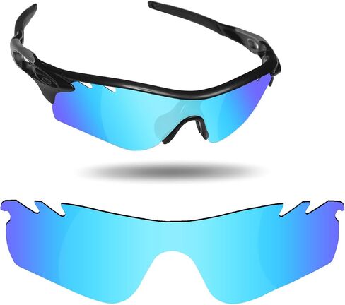 Fiskr Anti-Saltwater Lenses Replacement for Oakley Radarlock Path Vented Sunglasses OO9181 Polarized in Kuwait