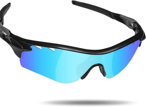 Fiskr Anti-Saltwater Lenses Replacement for Oakley Radarlock Path Vented Sunglasses OO9181 Polarized in Kuwait