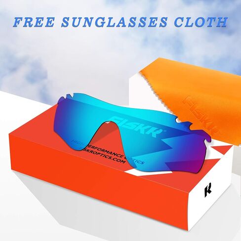 Fiskr Anti-Saltwater Lenses Replacement for Oakley Radarlock Path Vented Sunglasses OO9181 Polarized in Kuwait
