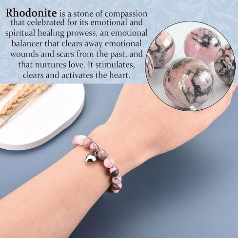 epirora احصل على هدايا جيدة قريبًا للنساء، سوار من الخرز الطبيعي للشفاء من الحجر الطبيعي، هدايا ملهمة لتخفيف التوتر، هدايا مجوهرات للتعافي من الجراحة للنساء والفتيات المراهقات in Kuwait