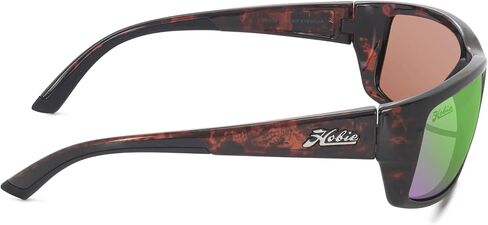 Hobie Snook Polarized Rectangular Sunglasses, Shiny Dark Brown Tort, OSFA in Kuwait