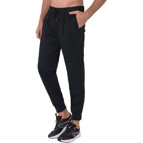 27" Inseam Athletic Jogger Pants for Short Men 7/8 Quick Dry Workout Tapered Stretch Sweatpants Casual