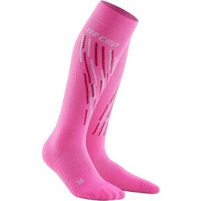 CEP Ski Thermo Socks, Pink/Flash Pink, Women III in Saudi Arabia