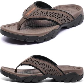 Limberun Mens Flip Flops Arch Support Comfort Orthotic Thong Sandals Open Toe Athletic Straps Orthotic Hiking Sport Outdoor Summer Beach Shoes