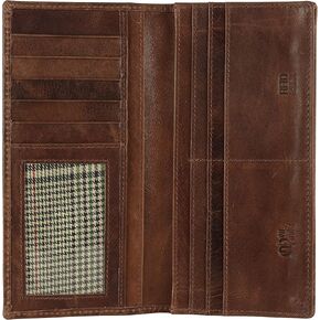 Mou Meraki RFID Blocking Mens Genuine leather Bifold Long Wallet in Kuwait
