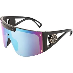 FEISEDY One Piece Oversized Sunglasses for Men Women Big Shades Wrap Shield Sunglasses for Cycling Driving Vacation B4027