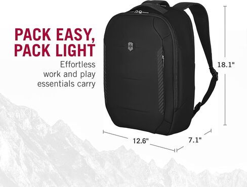 Victorinox Crosslight City 15-Inch Laptop Backpack in Black in Saudi Arabia