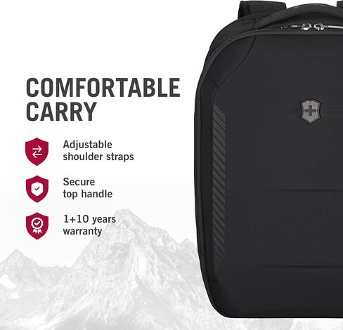 Victorinox Crosslight City 15-Inch Laptop Backpack in Black in Saudi Arabia