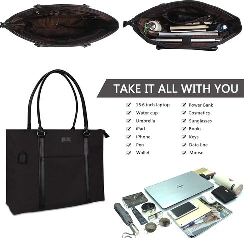 حقيبة كمبيوتر محمول من ريفيل للرجال والنساء حقيبة مناسبة للسفر 15.6 بوصة كمبيوتر محمول in Kuwait