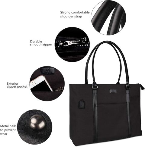 حقيبة كمبيوتر محمول من ريفيل للرجال والنساء حقيبة مناسبة للسفر 15.6 بوصة كمبيوتر محمول in Kuwait