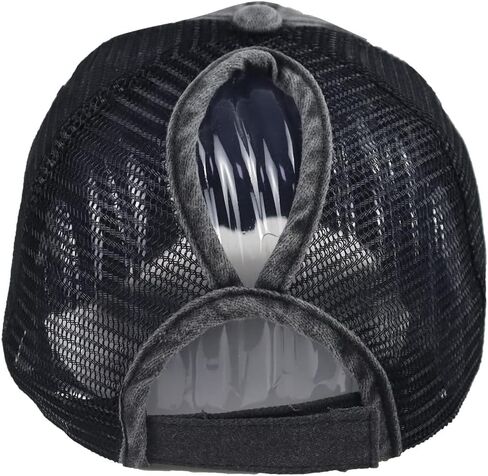 MANMESH HATT Mom Life Ponytail Baseball Cap Messy Bun Vintage Washed Distressed Twill Plain Hat for Women in Saudi Arabia
