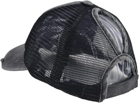 MANMESH HATT Mom Life Ponytail Baseball Cap Messy Bun Vintage Washed Distressed Twill Plain Hat for Women in Saudi Arabia