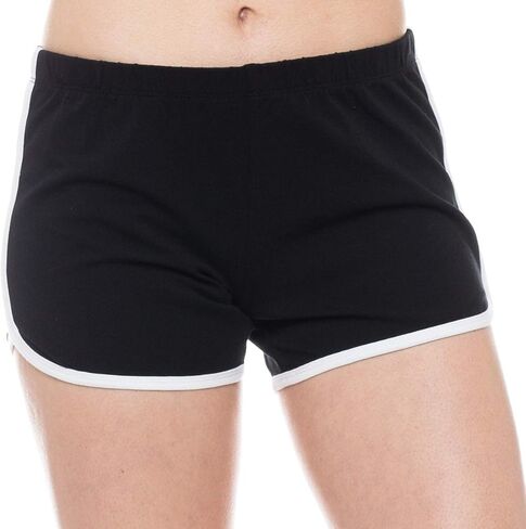 Popular 21 Women’s Dolphin Hem Short | Running, Sleeping, Yoga, Booty Shorts in Saudi Arabia