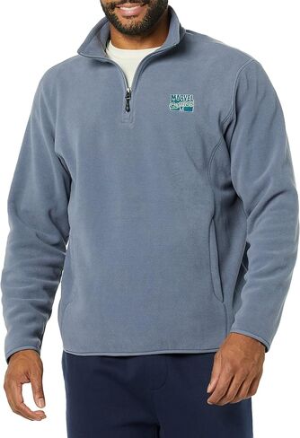 Amazon Essentials Disney | Marvel | Star Wars Men's Polar Fleece Quarter-Zip Mock Jackets in Kuwait