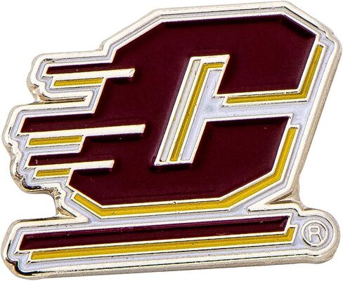 Central Michigan University Lapel Pins CMU Chippewas University College Logo Enamel Made of Metal (Pin A) in Saudi Arabia