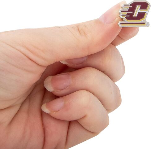 Central Michigan University Lapel Pins CMU Chippewas University College Logo Enamel Made of Metal (Pin A) in Saudi Arabia