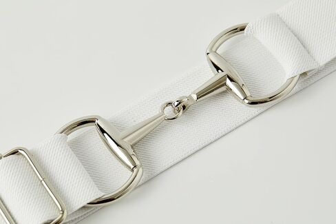 Bhsuioa Equestrian Elastic Belt for Women, Horseback Riding Belts with Bit Snaffle and Surcingle buckle Adjustable Waist Belt in Kuwait