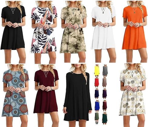 TOPONSKY المرأة الصيف قصيرة الأكمام فضفاضة المرأة التي شيرت سترة سوداء اللباس XS in Kuwait