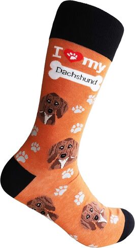 Sock Society I Love Dogs Unisex Men Women Fun Dress Casual Pattern Crew Funny Socks (3-pack) in Saudi Arabia