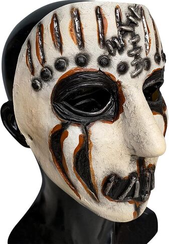 Joey Jordison Latex Mask Halloween Masquerade Cosplay Costume Half Face Masks Props in Kuwait